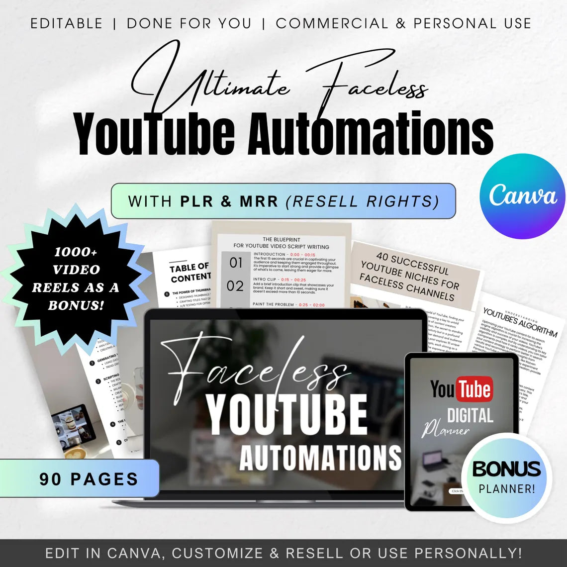 ULTIMATE Faceless YouTube Automations Guide (PLR&MRR)