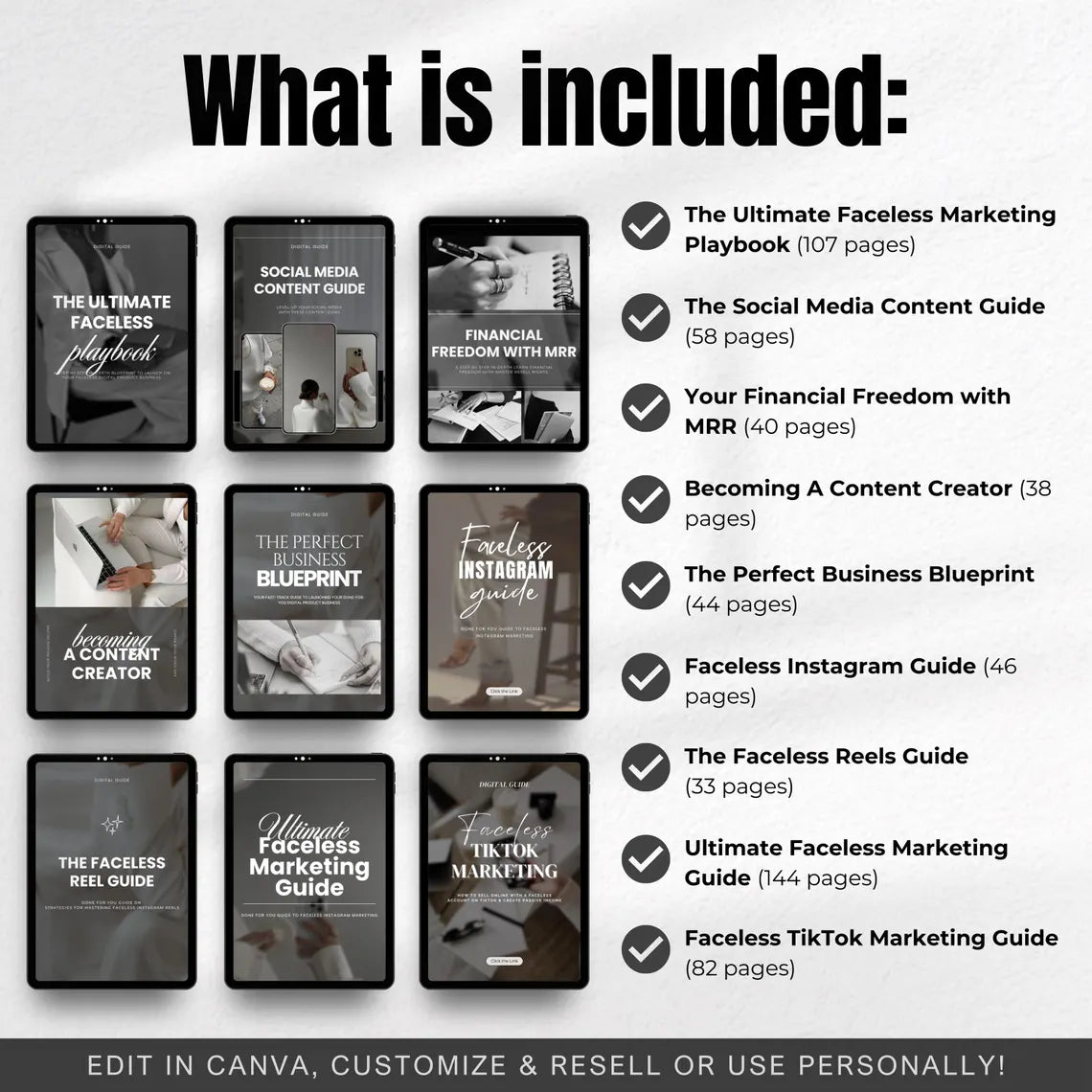 ULTIMATE Faceless Digital Marketing Bundle (PLR&MRR) ⚠️ VERY LIMITED TIME OFFER ⚠️