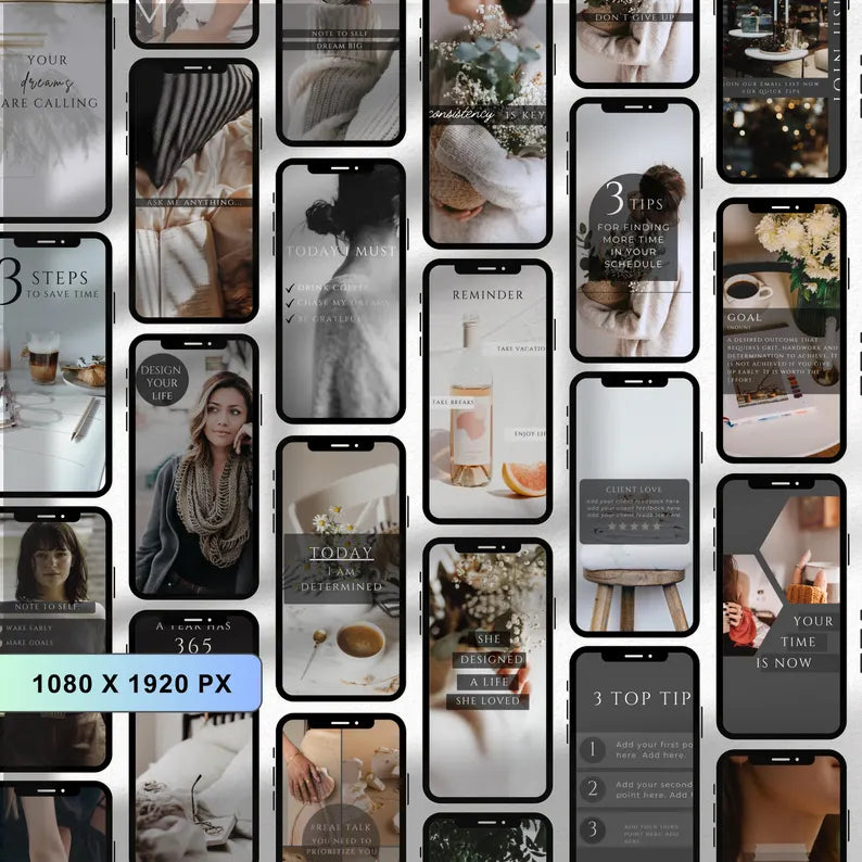 200+ TEMPLATES Bundle INSTAGRAM Posts & Stories (PLR&MRR)