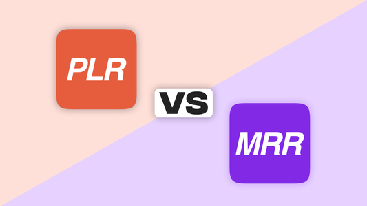 🌟 PLR vs MRR: Unlocking the Secrets of Digital Products for Your Business 💼✨