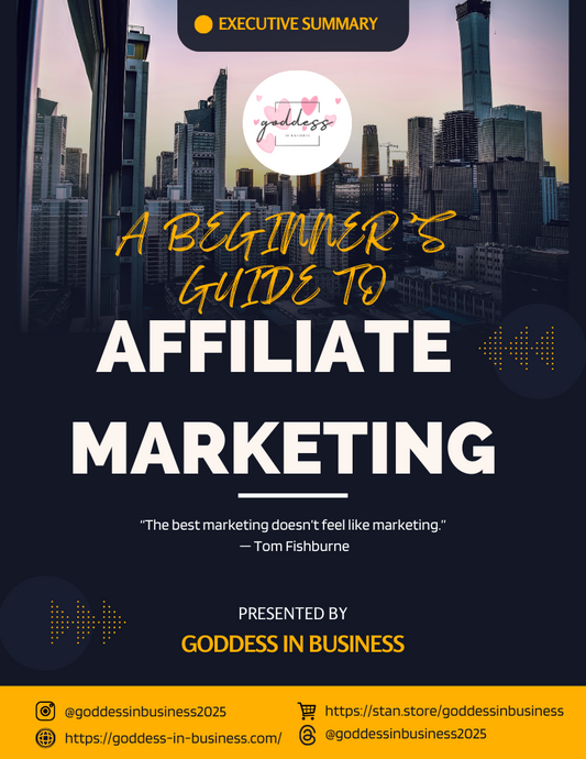 A Beginner's Guide To Affiliate Marketing - Executive Summary ⭐ 5.0 — Rated by TOP Clients (NOW FREE) (UNDER COPYRIGHT)