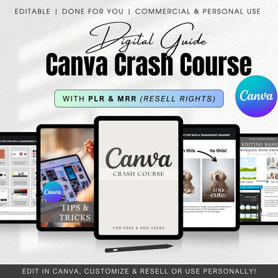 Canva Crash Course | How to Guide (PLR&MRR)