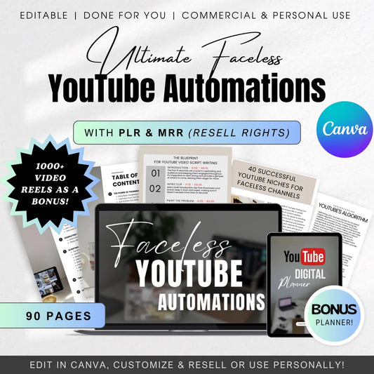 ULTIMATE Faceless YouTube Automations Guide (PLR&MRR)